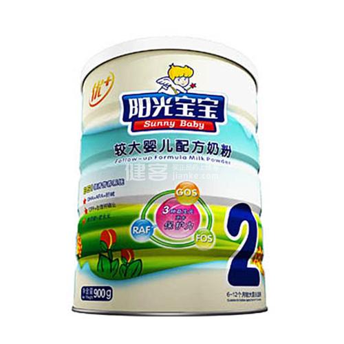 阳光宝宝 优加较大婴儿配方奶粉2段